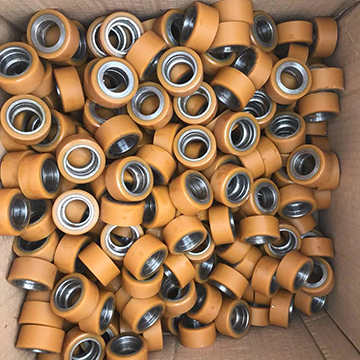 Polyurethane coated wheels