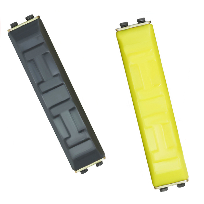 Polyethylene excavator track pads