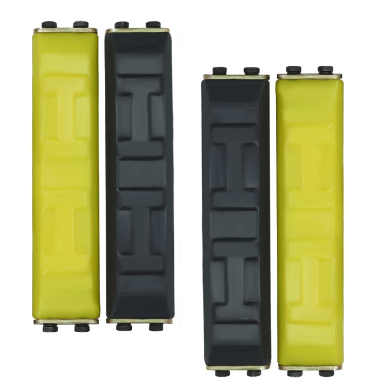 Excavator rubber track pads